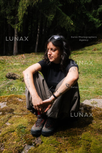 Janica Irina Madjar beim Wandern