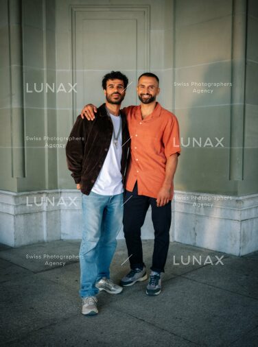 Ahmed Ajil und Kambez Nuri, Hosts Podcast Keshmesh
