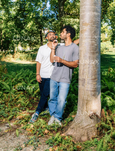 Ahmed Ajil und Kambez Nuri, Hosts Podcast Keshmesh