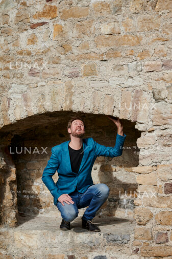 Portrait Benedikt Meyer im St. Alban-Tal