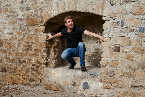 Portrait Benedikt Meyer im St. Alban-Tal